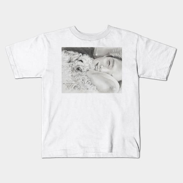 Min Yoongi and Min Holly Kids T-Shirt by emopod